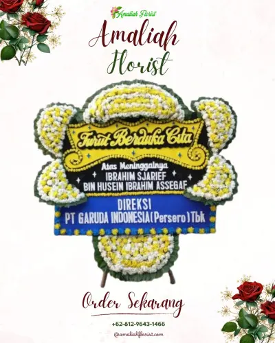 Papan Bunga Duka di Ketawang